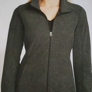 Ladies Heather Microfleece Fullzip Jacket, NWOT